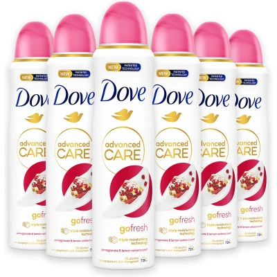 Afbeelding van 6x Dove Deodorant Spray Pomegranate &amp; Lemon Verbena 150 ml