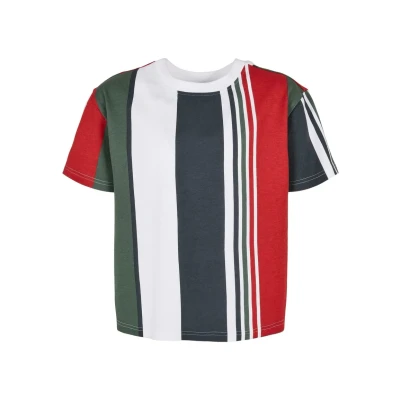 Afbeelding van Urban Classics Oversized Tshirt print voor kinderen, Maat: 122/128, White navy