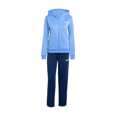 Afbeelding van adidas Sportswear Essentials Linear Trainingspak Dames Blauw S