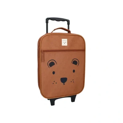 Afbeelding van Kidzroom Sevilla Current Legend Trolley Suitcase brown Zachte koffer