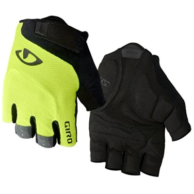 Afbeelding van Giro Bravo Gel fietshandschoenen geel/zwart Handschoenmaat S