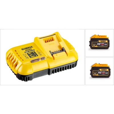 Afbeelding van DeWalt DCB118X2 QW Starterset DCB118 snellader voor 18V en FLEXVOLT accu&#039;s + 2x Accu DCB547