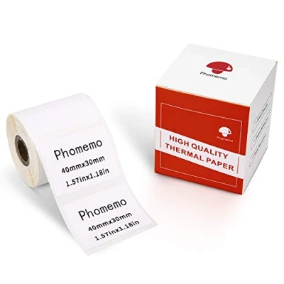 Afbeelding van Phomemo M110 Thermische etiketten Multifunctionele zelfklevende 50 x 30 mm Geschikt voor M200 M120 M220 labelprinter 230 per rol