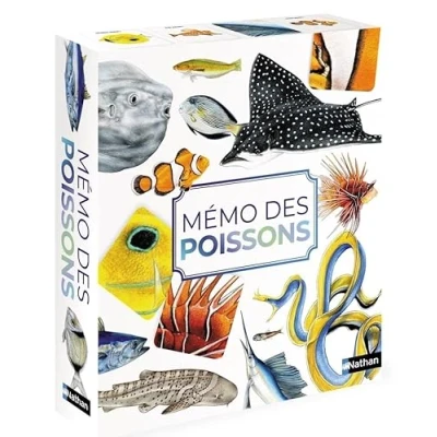 Afbeelding van MEMO DES POISSONS (1 LIVRET + 60 CARTES)