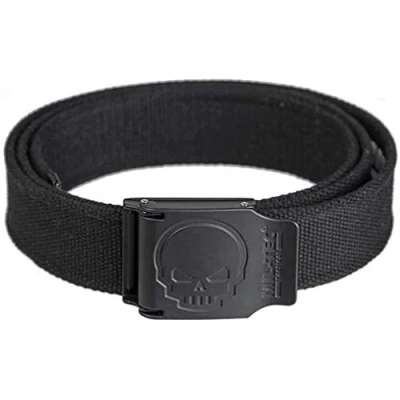 Afbeelding van Mil Tec Skull riem 40mm, zwart.