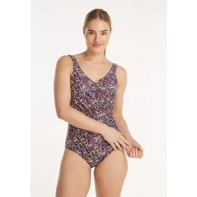 Afbeelding van ten Cate Swim Badpak Shape Paars/dessin 48