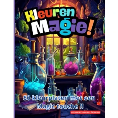 Afbeelding van Kleuren Magie kleurboeken kleurboek met 50 kleurplaten
