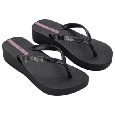 Afbeelding van Ipanema Mesh X platte damesslippers, zwart., 35/36 EU