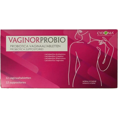 Afbeelding van Cydonia Vaginor Probio Vaginale zetpillen Probiotica Natuurlijk Melkzuur Bijenwas Kokos flora