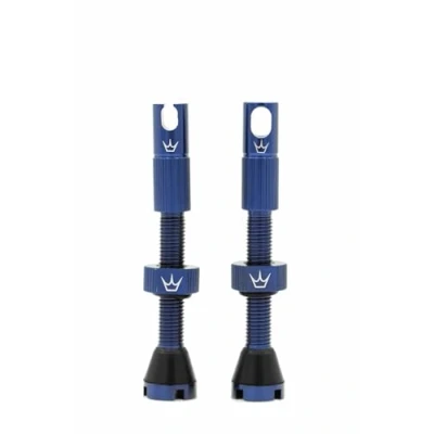 Afbeelding van Peaty&#039;s Tubeless Ventiel Chris King (MK2) 60mm Marineblauw