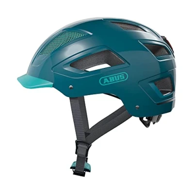 Afbeelding van ABUS Hyban 2.0 Stadshelm Stevige Fietshelm Voor Dagelijks Gebruik met ABS hardshell Dames en Heren Groen, Maat M​
