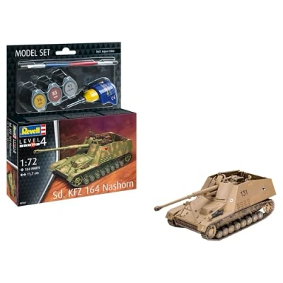 Afbeelding van 1:72 Revell 63358 Sd.Kfz. 164 Nashorn Panzerjäger Model Set Plastic Modelbouwpakket