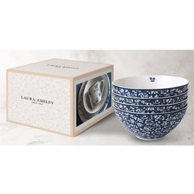 Afbeelding van Laura Ashley Giftset 4 Kommen 16 cm Sweet Alyssum