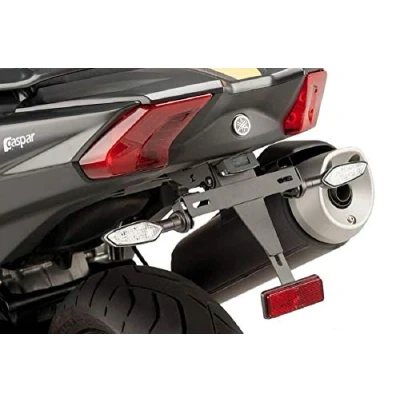Afbeelding van Puig 9468N plaathouder voor Yamaha T Max 530/DX/SX 17&#039; 18 inch, zwart