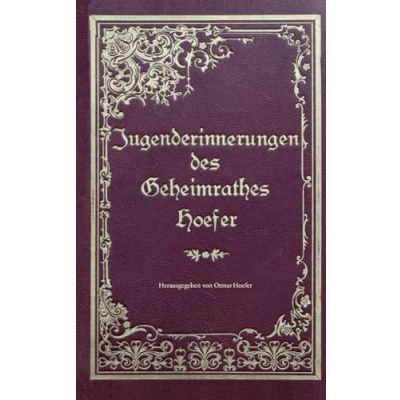 Afbeelding van Jugenderinnerungen des Geheimrathes Hoefer