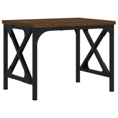 Afbeelding van Printerstandaard 40x30x31 cm bewerkt hout bruineikenkleurig