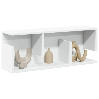 Afbeelding van vidaXL Wandkast 80x20x30 cm bewerkt hout wit