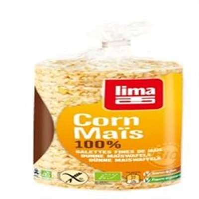 Afbeelding van Lima Maiswafels Dun Rond 120GR