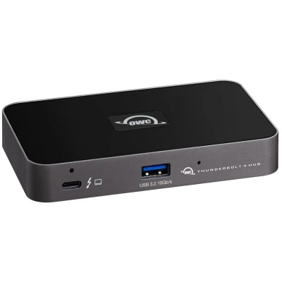 Afbeelding van OWC Thunderbolt 4 Hub met 5 Poorten Windows/Mac Donkergrijs