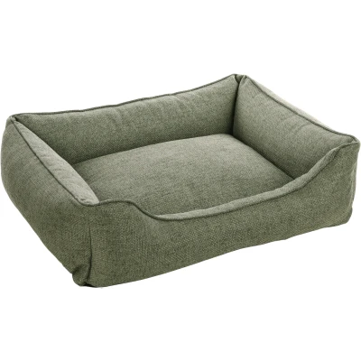 Afbeelding van Flamingo Gini Mand Honden Rechthoekig+rits Groen 80x67x22cm 1st 137756