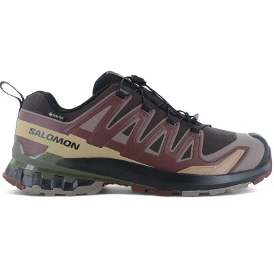 Afbeelding van Salomon XA PRO 3D V9 GTX Outdoorschoenen, Heren, Maat: 44, Black coffee/rum raisin/olive night Textiel/ synthetisch