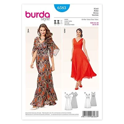 Afbeelding van Burda Naaipatroon 6583 Jurk in variaties
