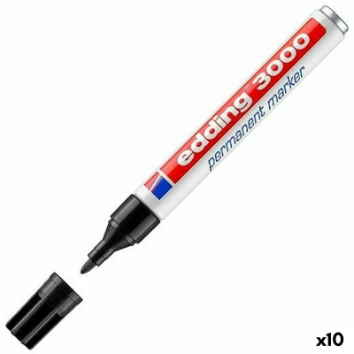 Afbeelding van Viltstift edding 3000 rond 1.5 3mm zwart