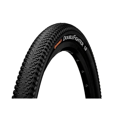Afbeelding van Continental Double Fighter III band Sport 24&quot; draadband zwart Bandenmaat 47 507 24 x 1,75