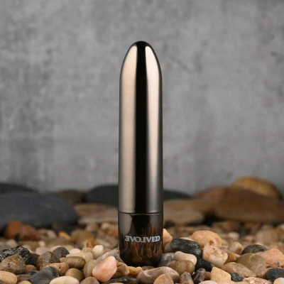 Afbeelding van Evolved Real Simple Bullet Vibrator Black Chrome