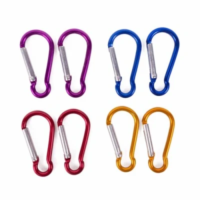 Afbeelding van Benson Karabijnhaak Mini Aluminium Multicolor 8 delig