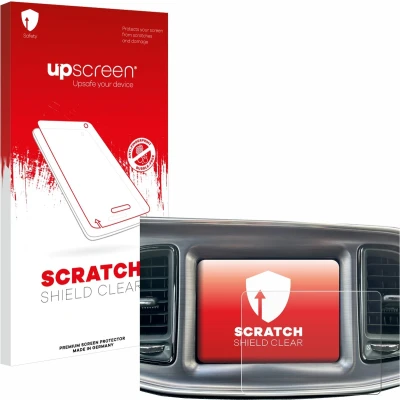 Afbeelding van upscreen Screenprotector voor Dodge Challenger Uconnect 8.4&quot; 2015 2022 Folie Beschermfolie transparant