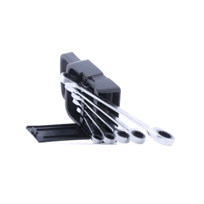 Afbeelding van YATO YT 5038 Set dubbele ringratelsleutels 72 E8xE9, E10xE11, E12xE13, E14xE15, E17xE19 5 Met ratelfunctie Chroom vanadium staal