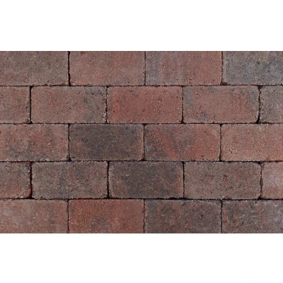 Afbeelding van Antieke trommel betonstraatsteen 21x10,5x6 cm oud emmen