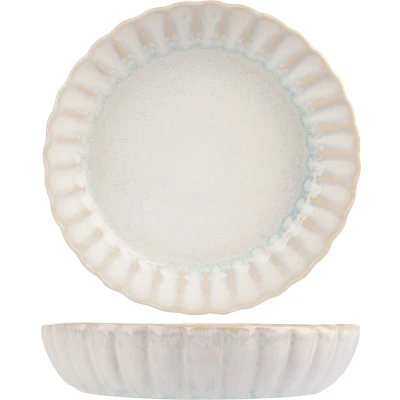 Afbeelding van Cosy &amp; Trendy Diepe Borden / Pastaborden Astera Pure Wit ø 22 cm 4 Stuks