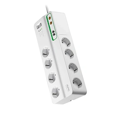 Afbeelding van APC Stekkerdoos met overspanningsbeveiliging 8x (+Coax