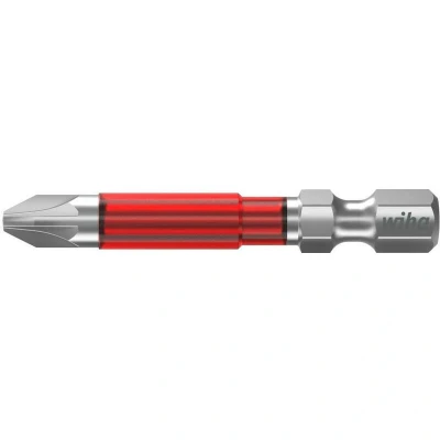 Afbeelding van Wiha 42123 Kruis bit PZ 3 Molybdeen vanadium staal Gehard 5 stuk(s)