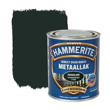 Afbeelding van Hammerite metaallak hoogglans standgroen 250ml