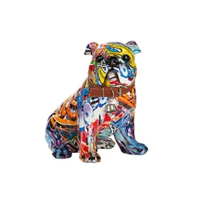 Afbeelding van Gilde Handwerk Mops Hond Sculptuur Beeld Pop/Street Art Polyresin 21 cm hoog