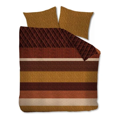 Afbeelding van Beddinghouse Lowie dekbedovertrek Tweepersoons 200x200/220 Steenrood
