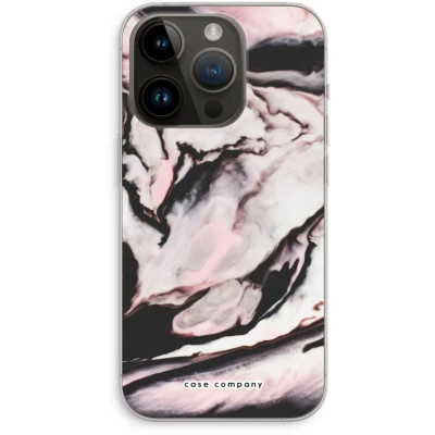 Afbeelding van Case Company® hoesje geschikt voor iPhone 14 Pro Roze stroom Soft Cover Telefoonhoesje Bescherming aan alle Kanten en Schermrand