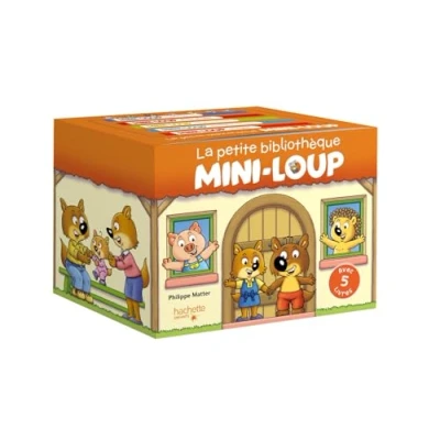 Afbeelding van LA PETITE BIBLIOTHEQUE MINI LOUP,2 (COFFRET)