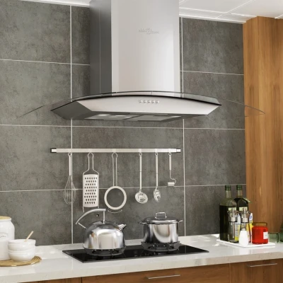 Afbeelding van Wandafzuigkap 756 m3/u LED 90 cm roestvrij staal