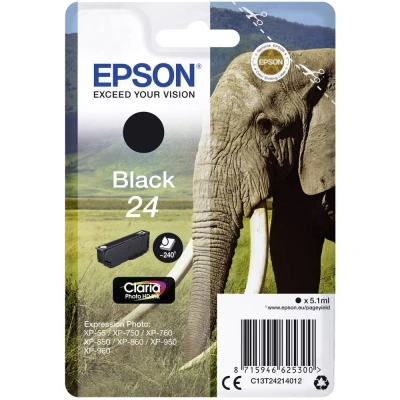 Afbeelding van Epson 24 (C13T24214012) Inktcartridge Zwart