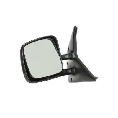 Afbeelding van Buitenspiegel Tyc 337 0084 Links Zwart Vlak, voor manuele spiegelverstelling VOLKSWAGEN: TRANSPORTER 4, 4 Bus