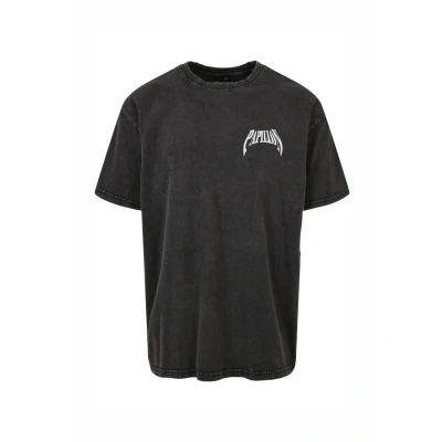 Afbeelding van Upscale by Mister Tee Origami Tshirt print, Heren, Maat: Large, Acid black