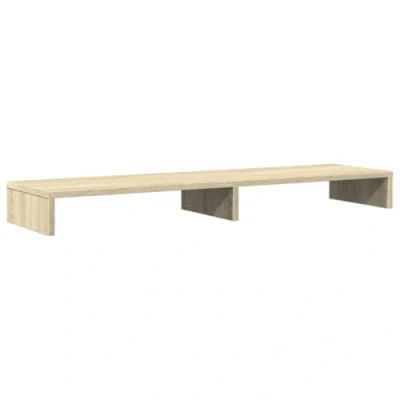 Image de vidaXL Support de moniteur chêne sonoma 100x27x10 cm bois d&#039;ingénierie854654