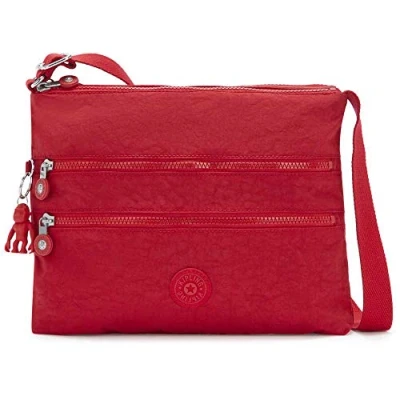 Image de Kipling ALVAR Sac à bandoulière de taille moyenne, Red Rouge (Rouge)