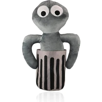 Afbeelding van wiztex Rain Bow Friends pluche dier 30 cm groot, beweegbaar geïnspireerd door Robblox en (Trash Monster)