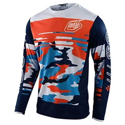 Afbeelding van fietsshirt heren jersey lange mouwen sneldrogend
