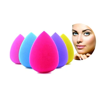 Afbeelding van PARENCE Set van 5 make up sponzen voor foundation, oogschaduw, wangen, vloeibare crème/professionele mix, meerkleurig